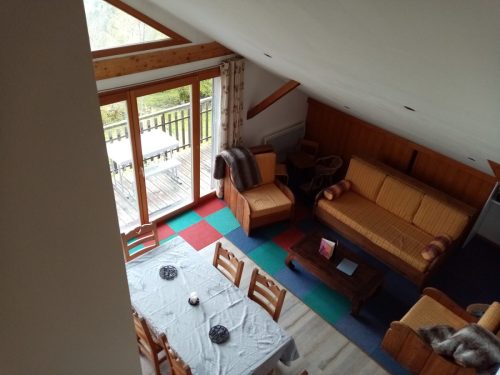 Depuis la mezzanine du gîte Ksar